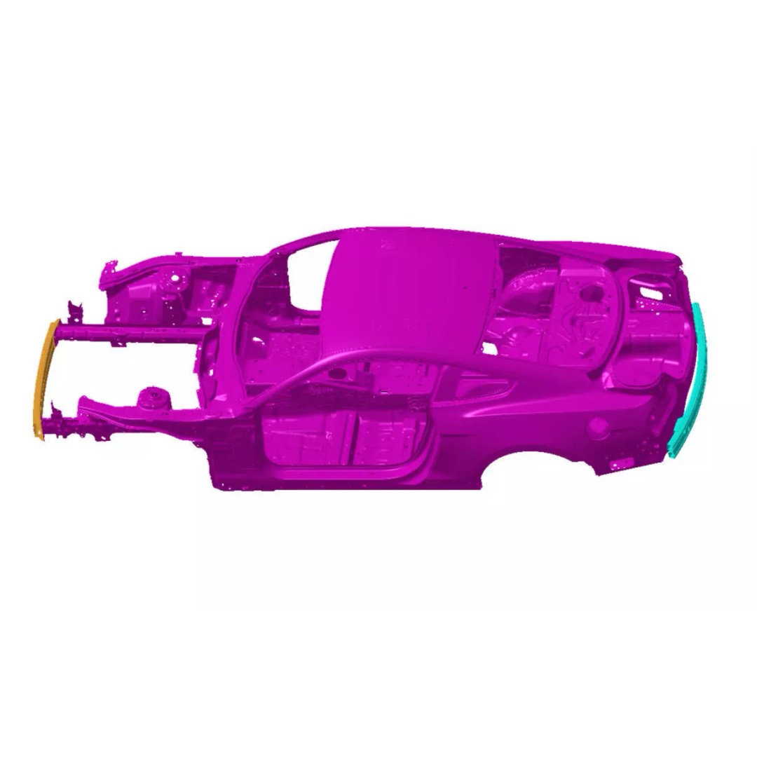 Mustang I4 Coupe Premium 2015 3D Model – High Detail Scanned Vehicle, STL