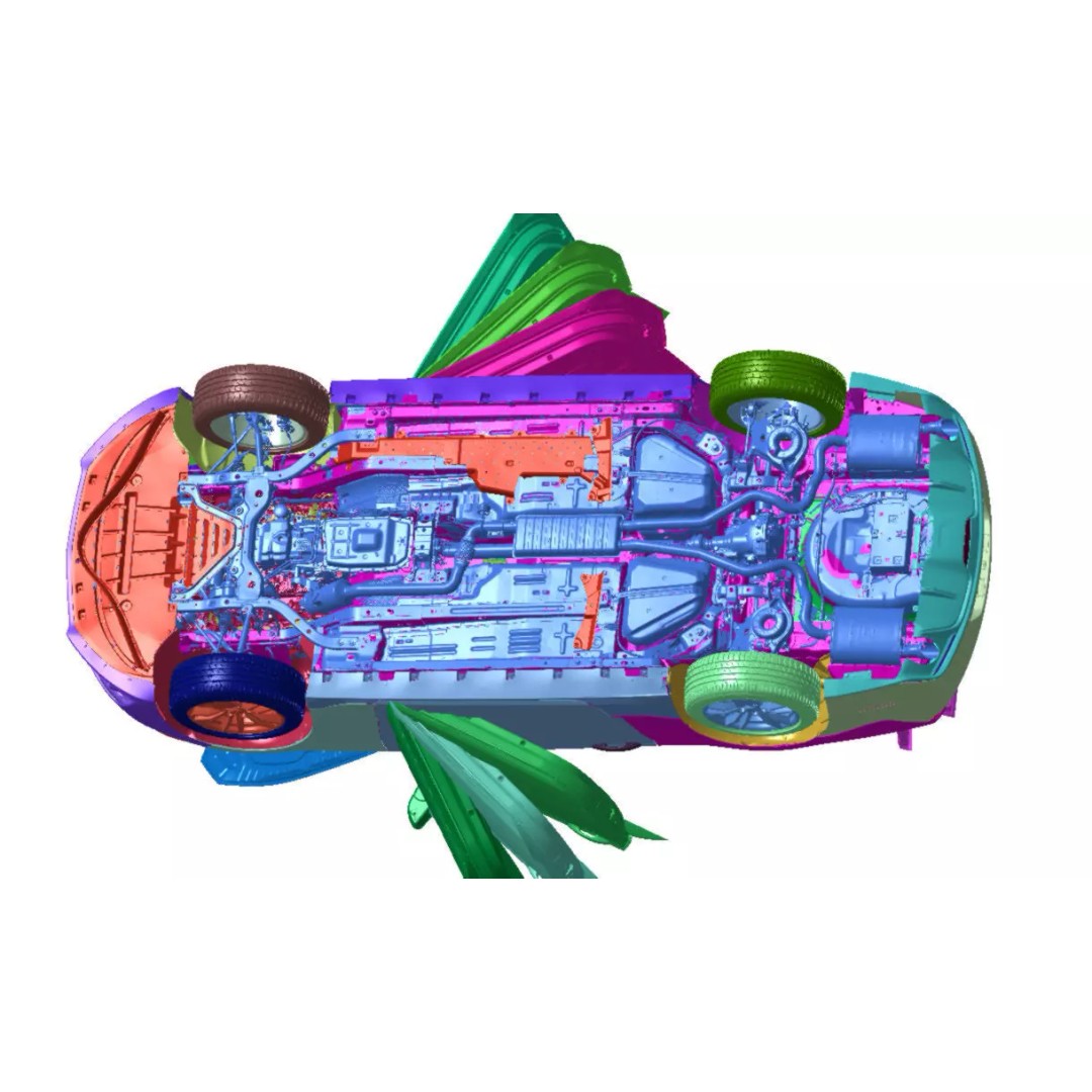 Mustang I4 Coupe Premium 2015 3D Model – High Detail Scanned Vehicle, STL - View 12