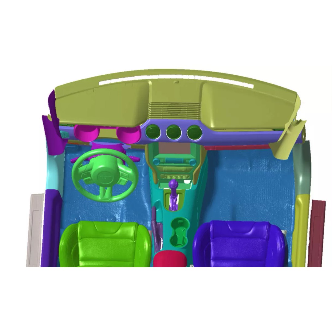 Mustang I4 Coupe Premium 2015 3D Model – High Detail Scanned Vehicle, STL - View 9