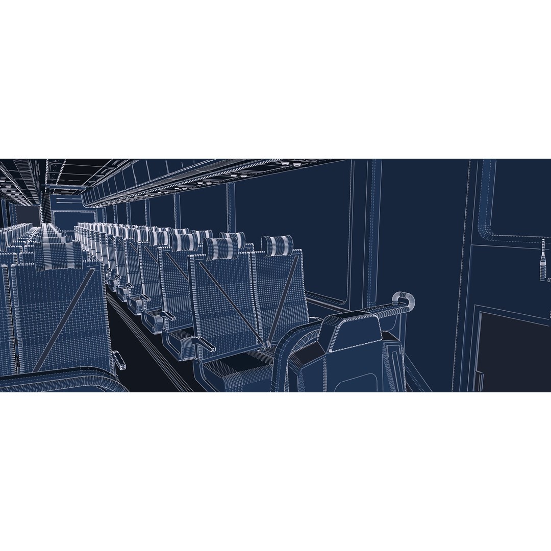 American Bus 3D Model – Detailed Modern Design, Lumion Ready