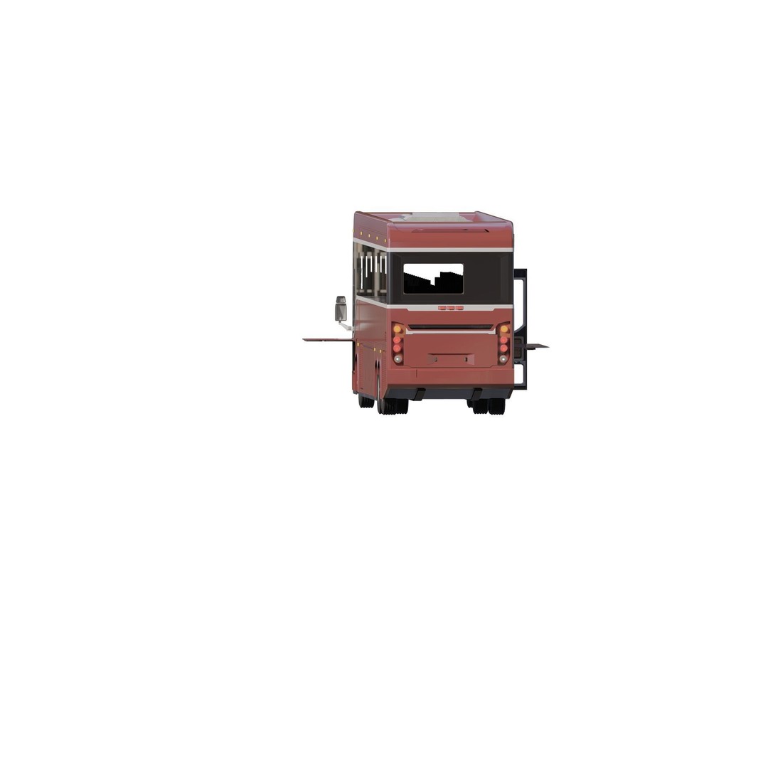 American Bus 3D Model – Detailed Modern Design, Lumion Ready - View 13