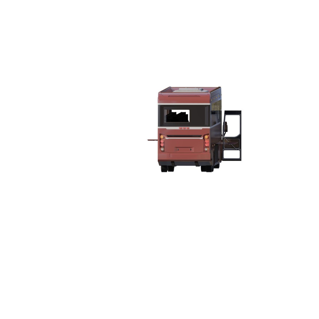 American Bus 3D Model – Detailed Modern Design, Lumion Ready - View 14