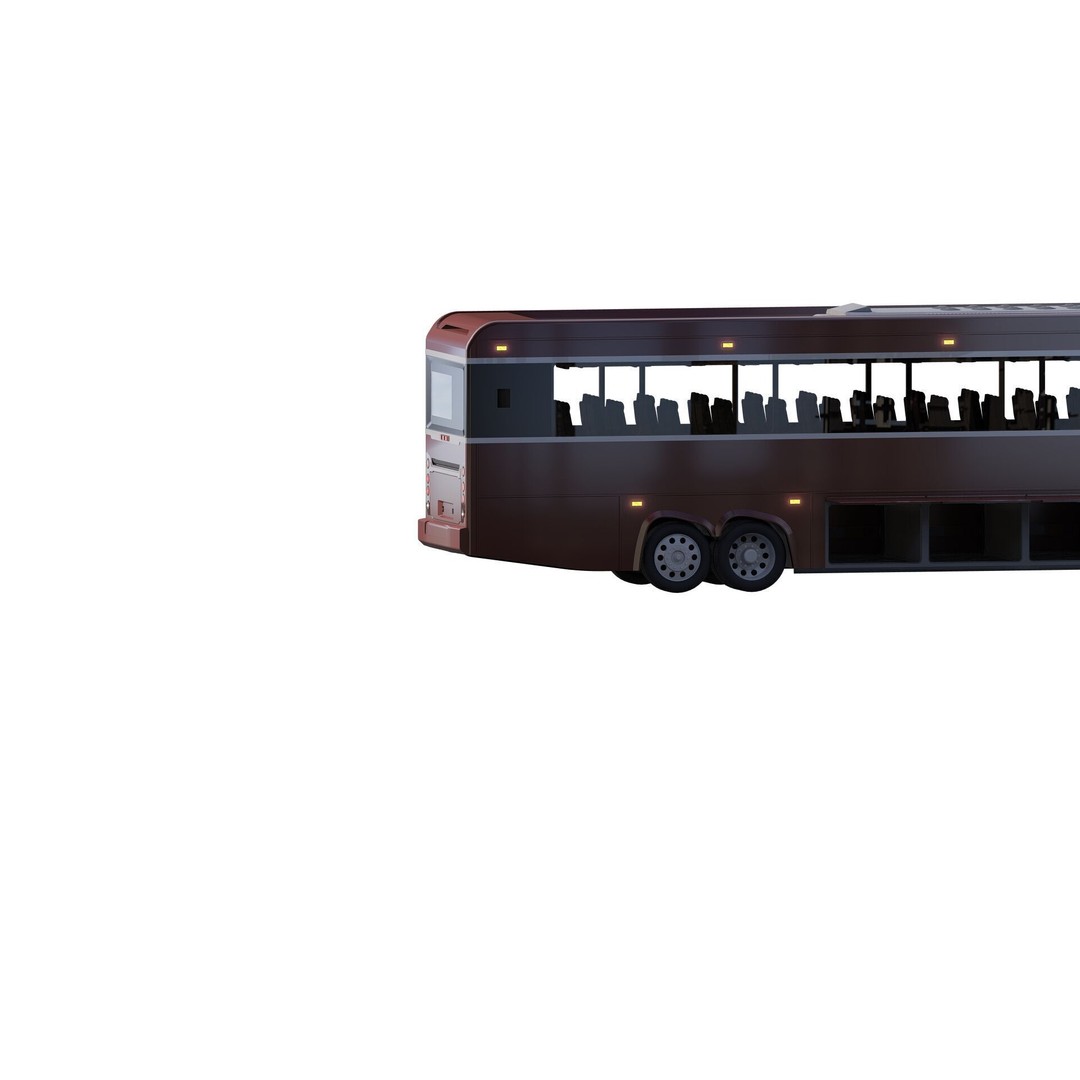 American Bus 3D Model – Detailed Modern Design, Lumion Ready - View 18