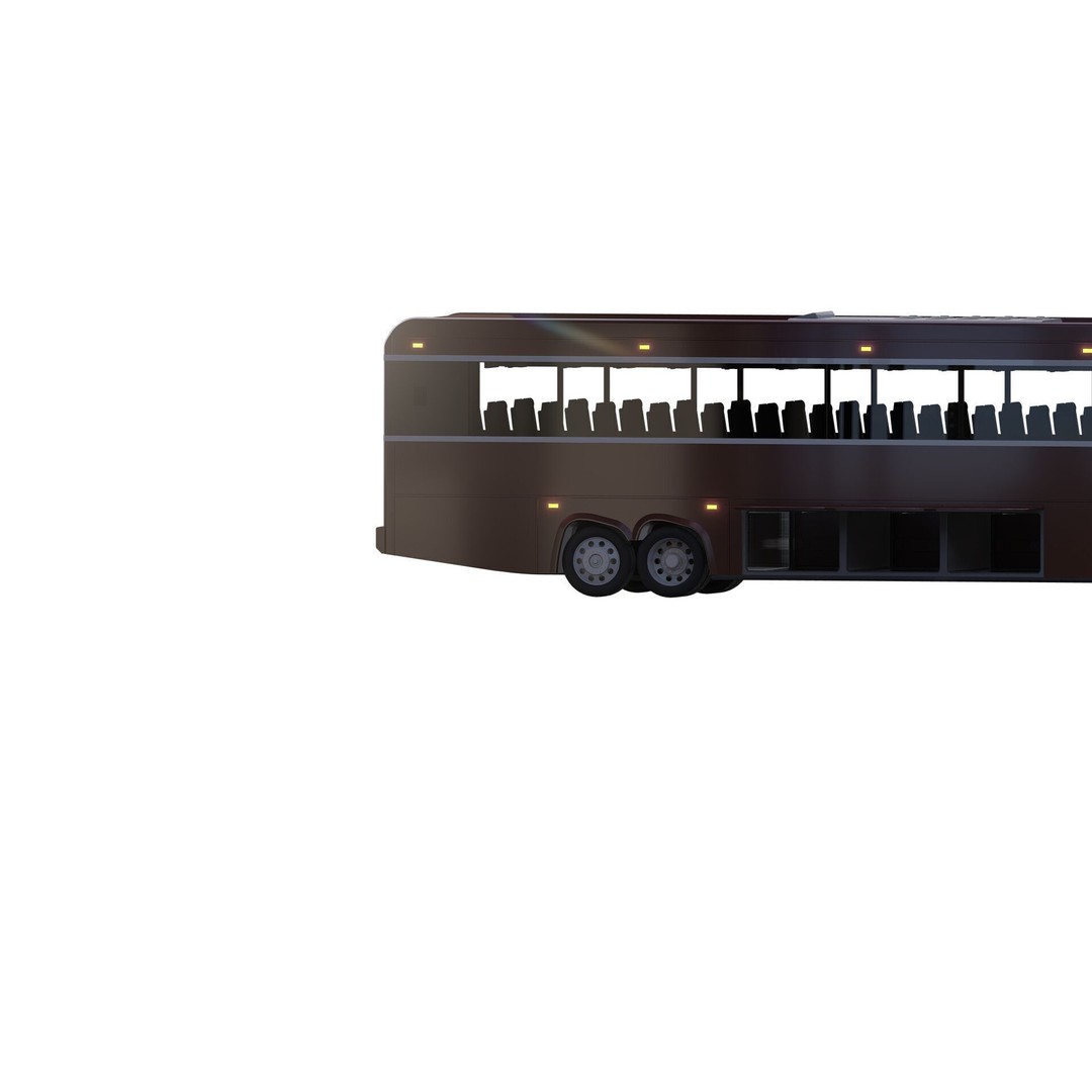 American Bus 3D Model – Detailed Modern Design, Lumion Ready - View 19