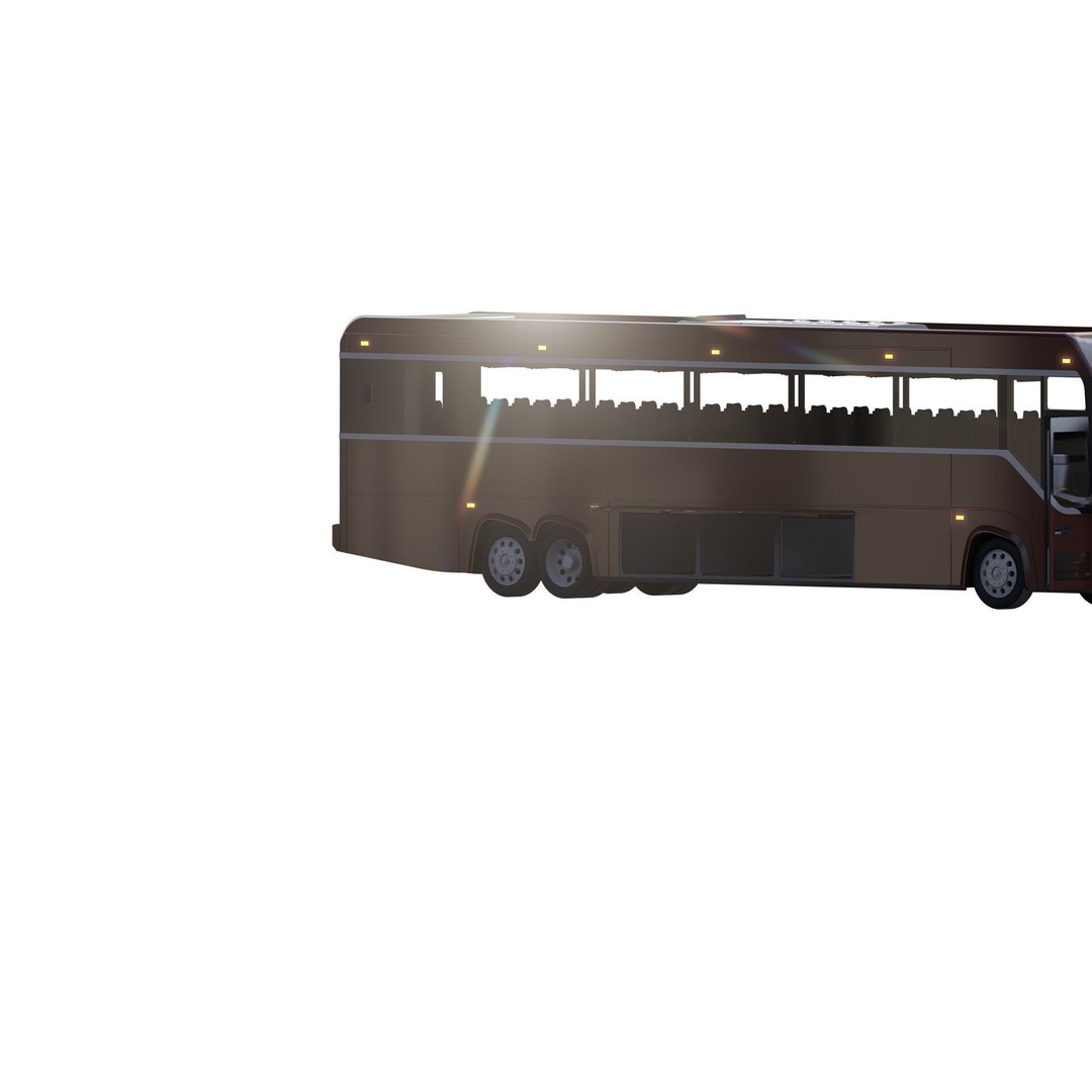 American Bus 3D Model – Detailed Modern Design, Lumion Ready - View 20