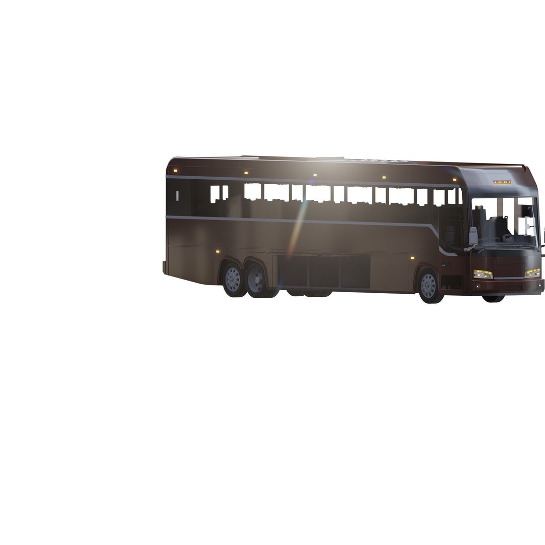 American Bus 3D Model – Detailed Modern Design, Lumion Ready - View 21