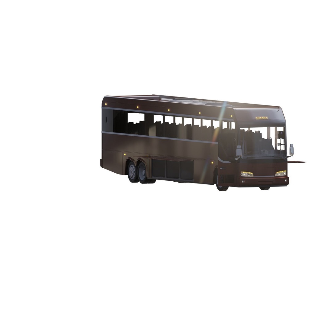 American Bus 3D Model – Detailed Modern Design, Lumion Ready - View 22