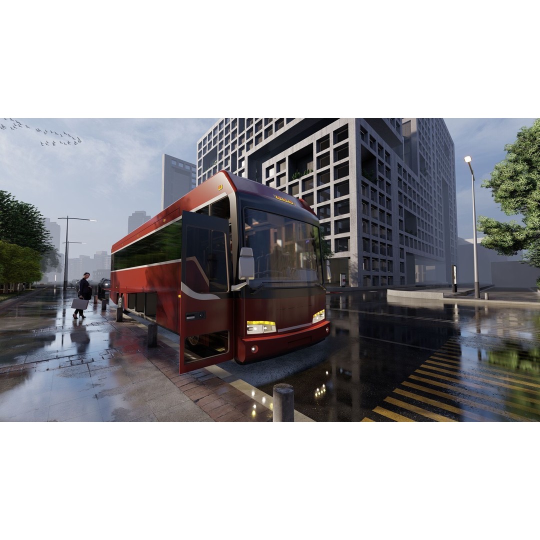 American Bus 3D Model – Detailed Modern Design, Lumion Ready - View 26