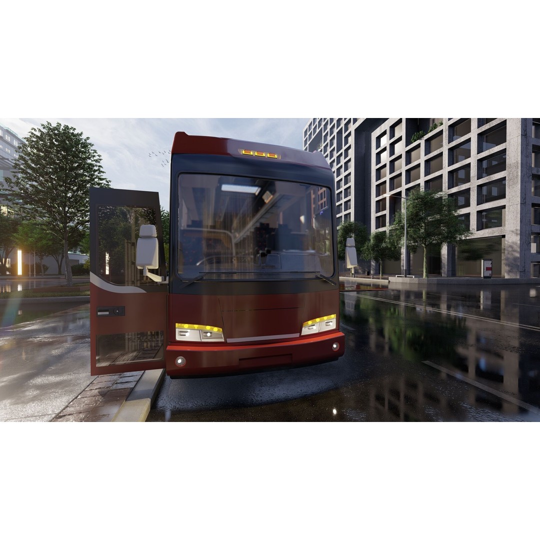 American Bus 3D Model – Detailed Modern Design, Lumion Ready - View 27