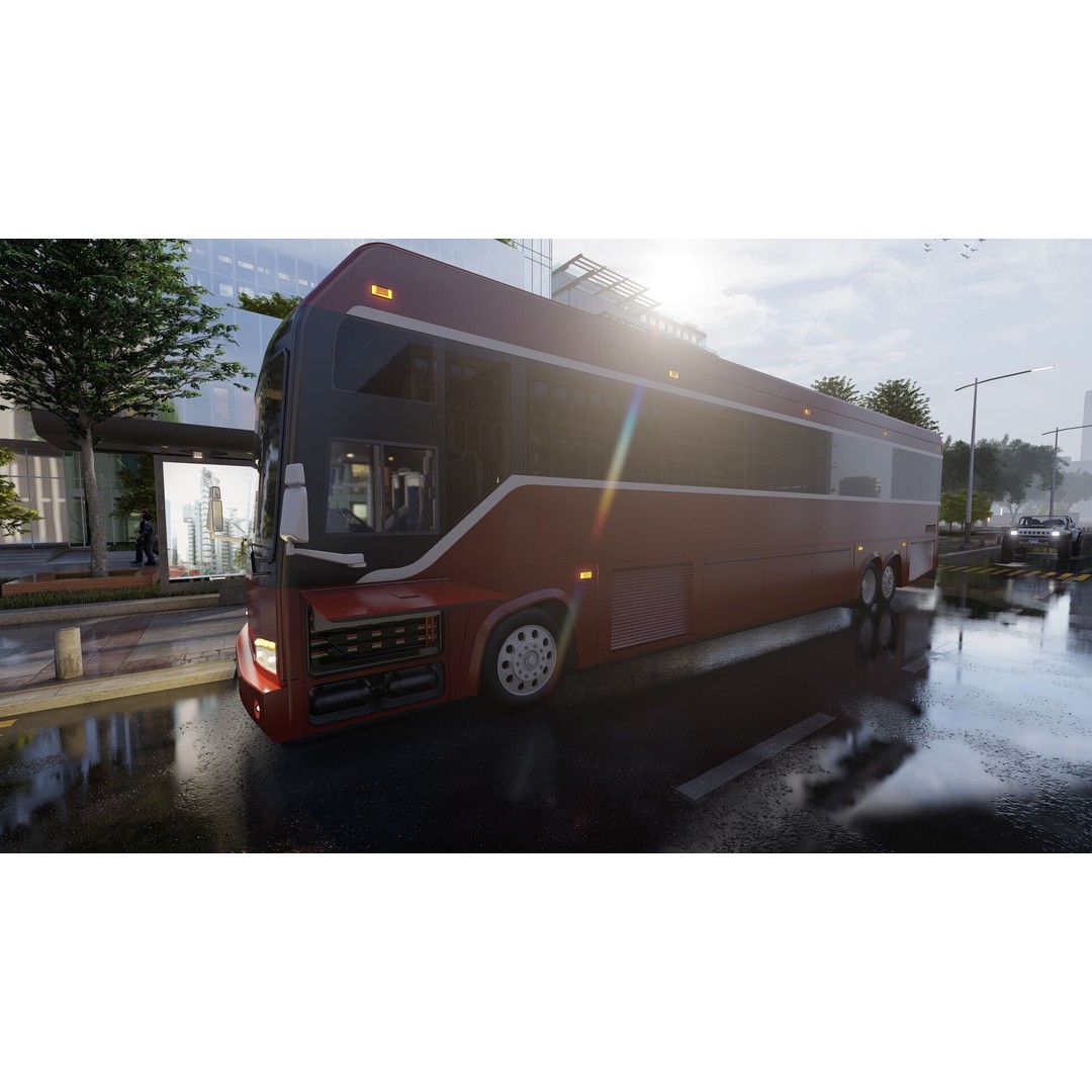 American Bus 3D Model – Detailed Modern Design, Lumion Ready - View 28