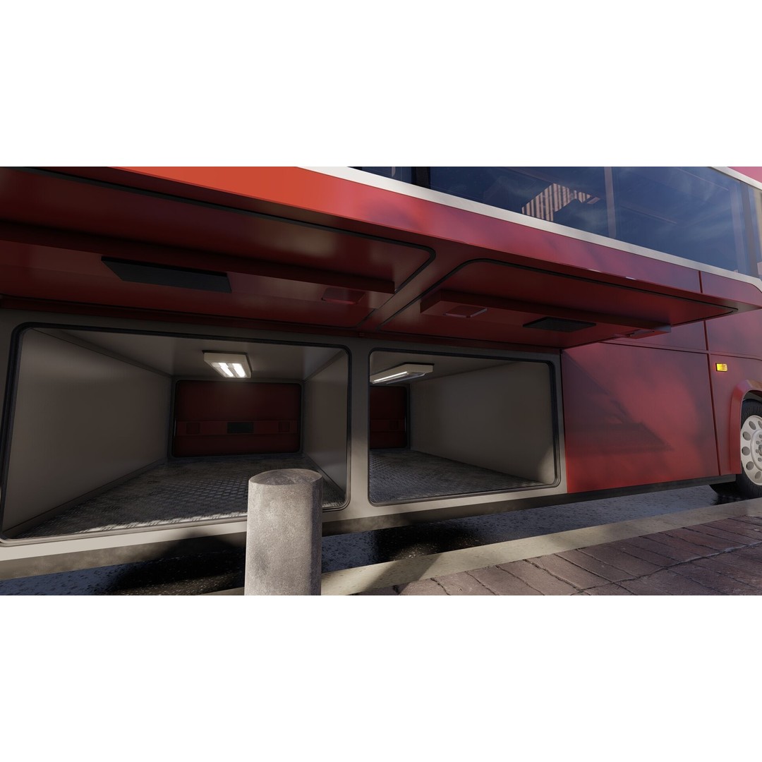 American Bus 3D Model – Detailed Modern Design, Lumion Ready - View 31