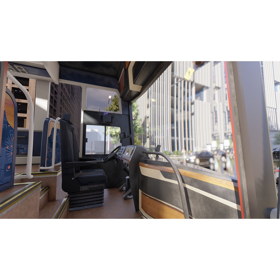 American Bus 3D Model – Detailed Modern Design, Lumion Ready - View 33