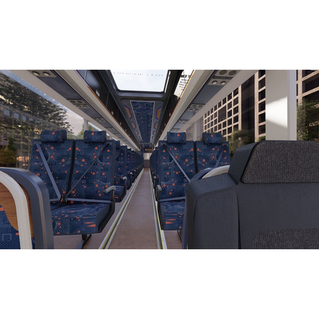 American Bus 3D Model – Detailed Modern Design, Lumion Ready - View 36