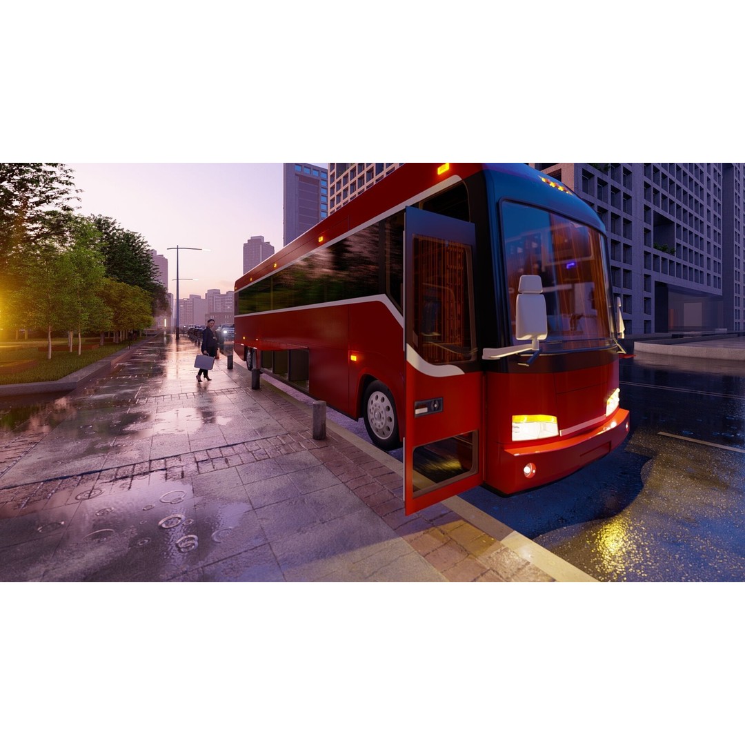 American Bus 3D Model – Detailed Modern Design, Lumion Ready - View 41