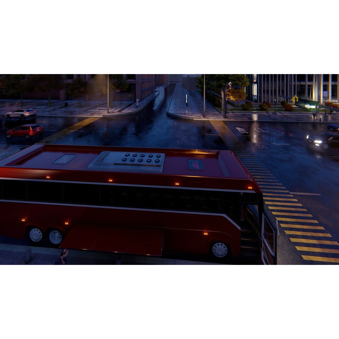 American Bus 3D Model – Detailed Modern Design, Lumion Ready - View 47