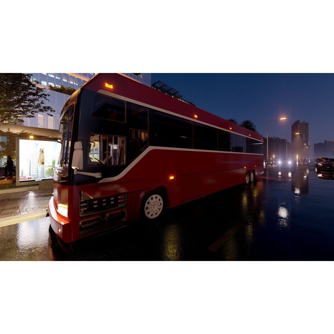 American Bus 3D Model – Detailed Modern Design, Lumion Ready - View 49