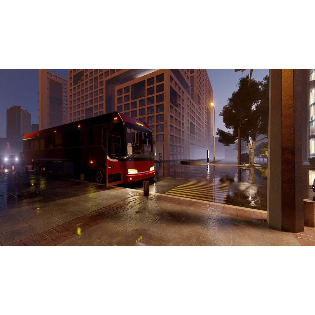 American Bus 3D Model – Detailed Modern Design, Lumion Ready - View 53