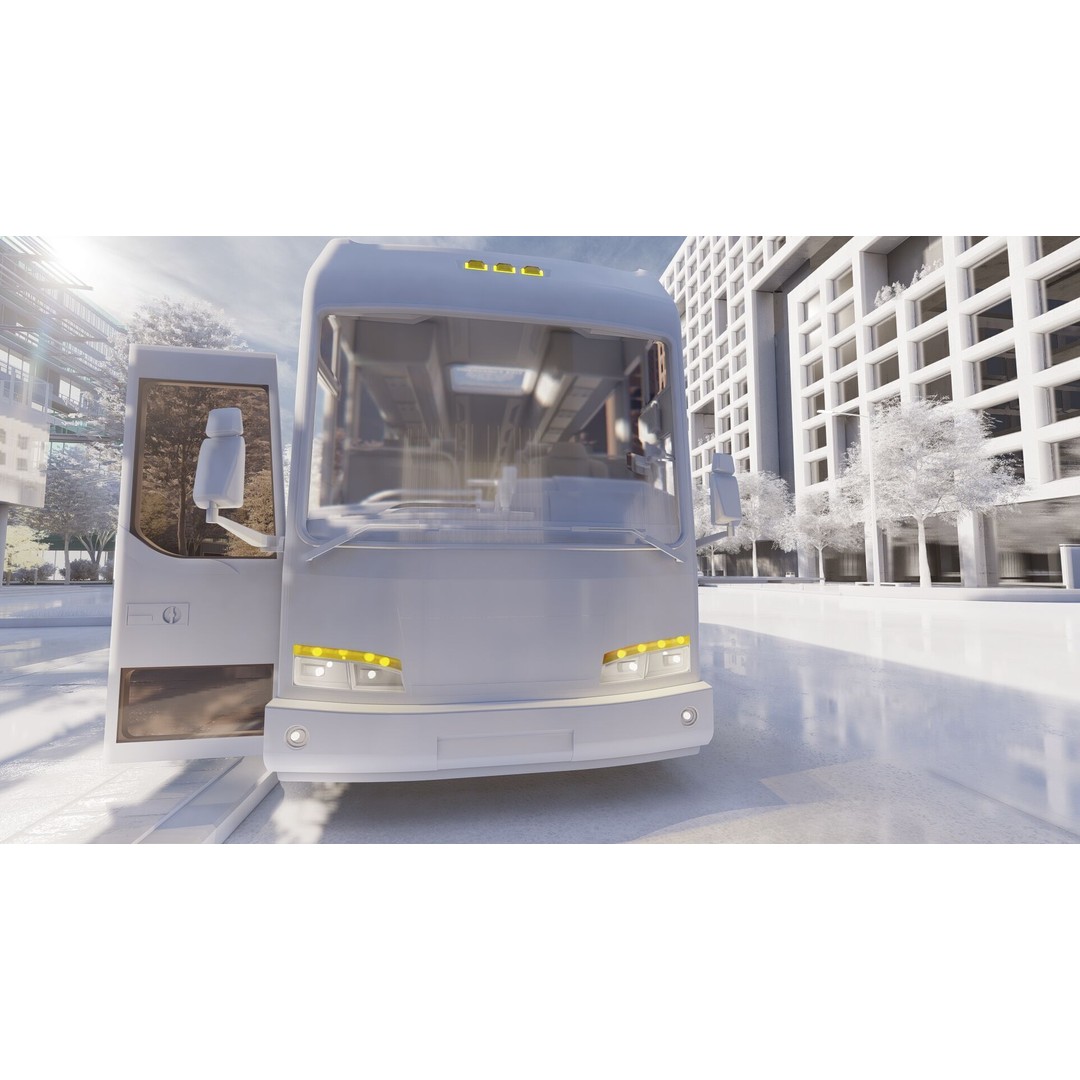 American Bus 3D Model – Detailed Modern Design, Lumion Ready - View 57
