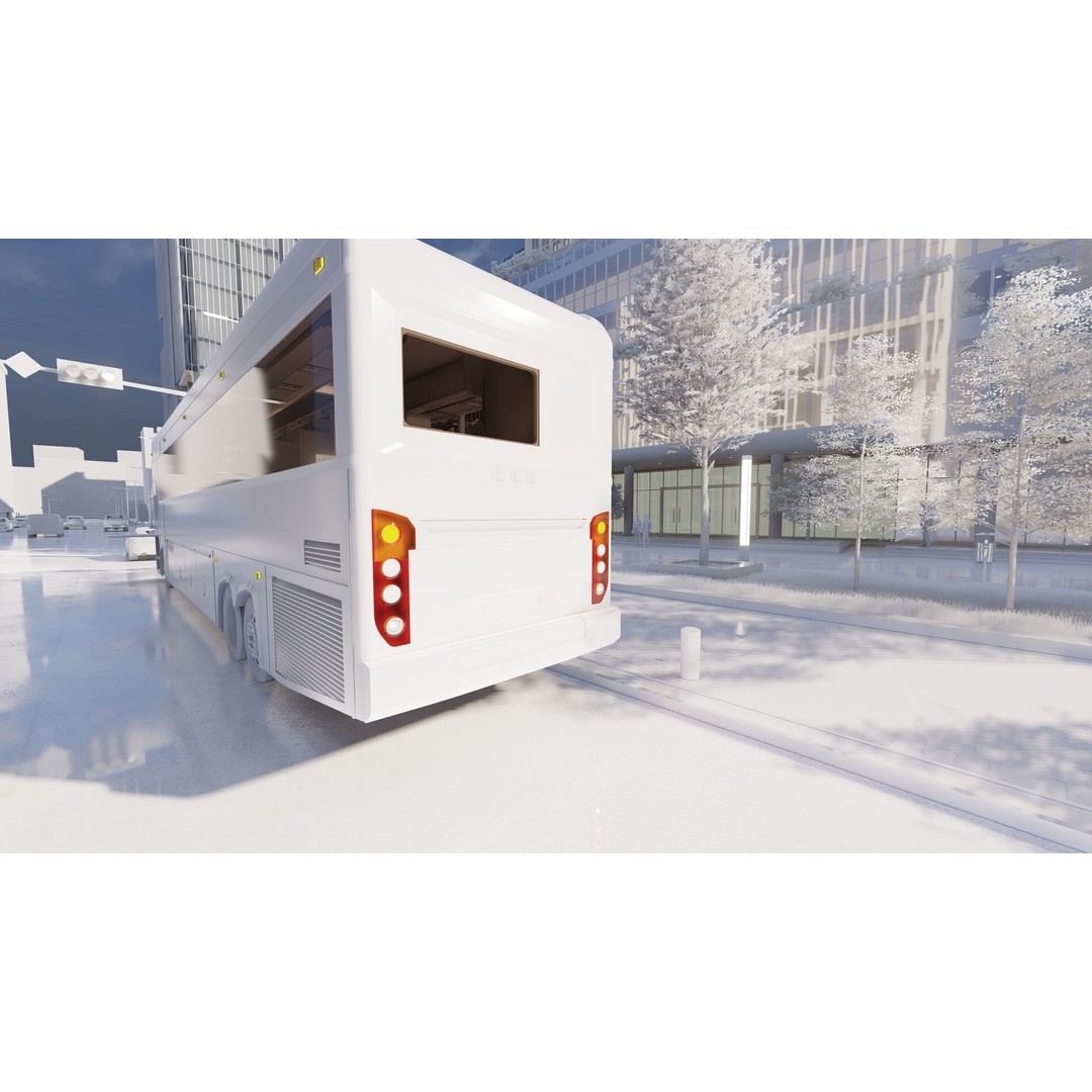 American Bus 3D Model – Detailed Modern Design, Lumion Ready - View 59