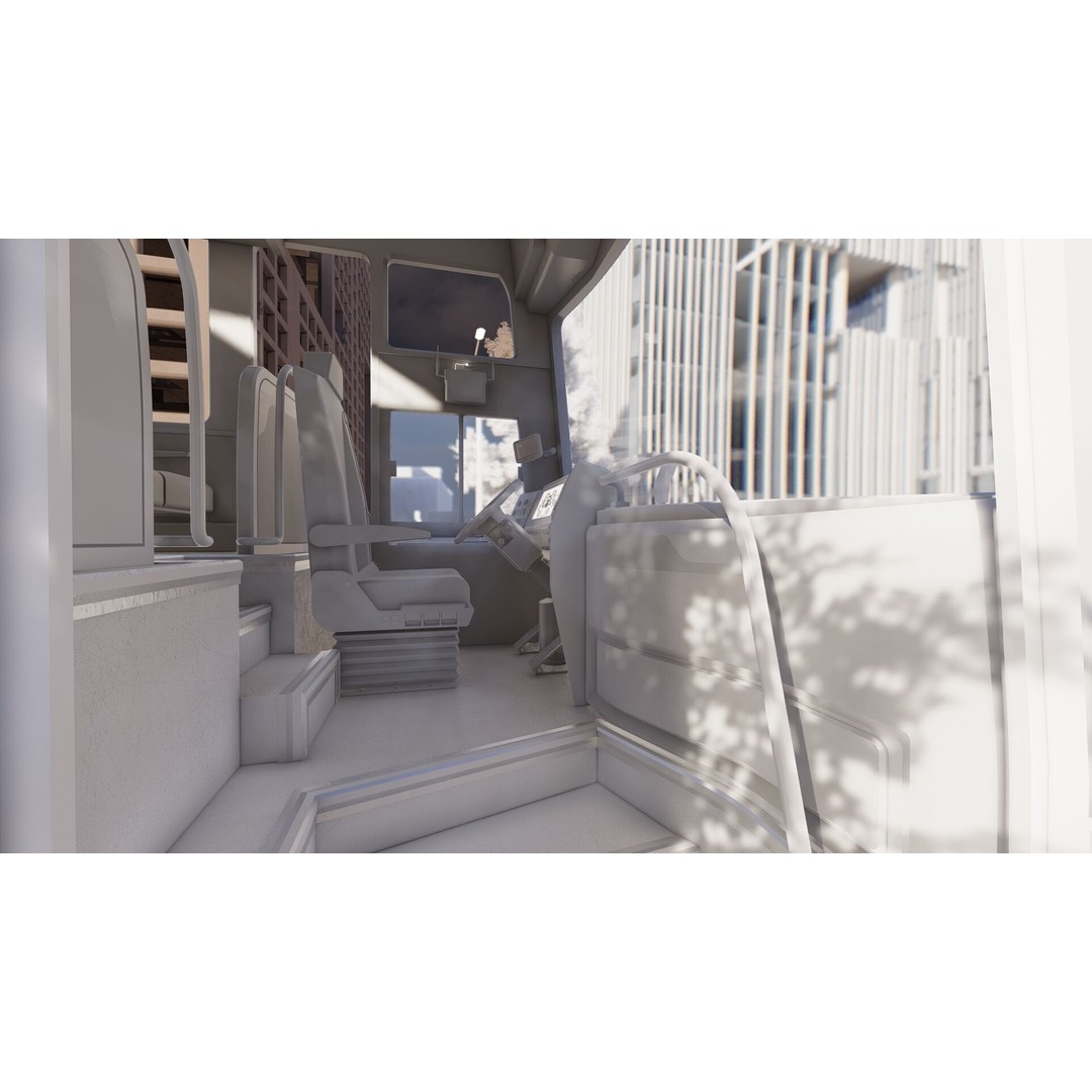 American Bus 3D Model – Detailed Modern Design, Lumion Ready - View 61