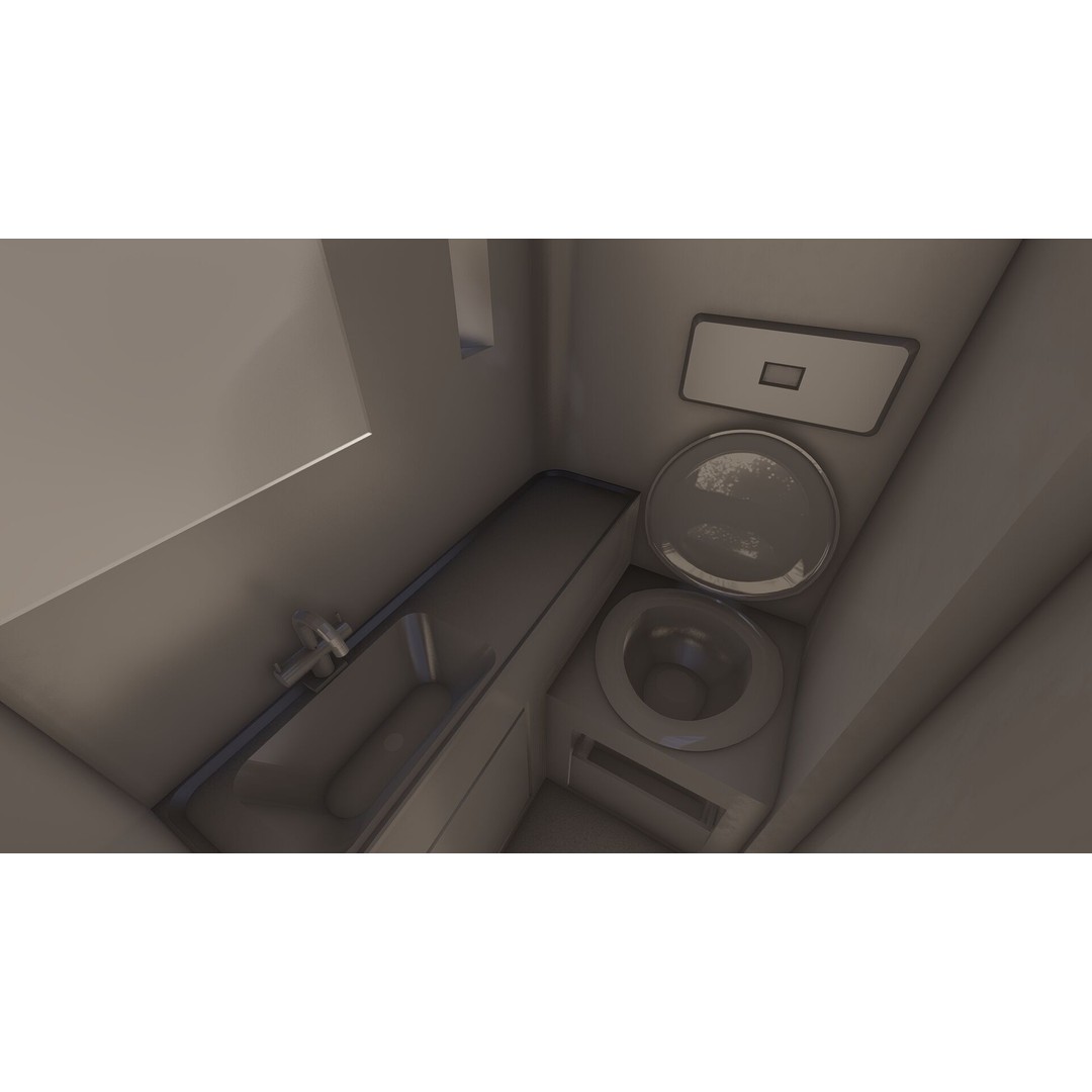 American Bus 3D Model – Detailed Modern Design, Lumion Ready - View 65