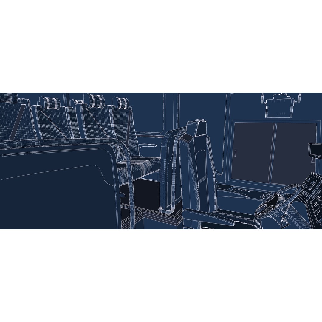 American Bus 3D Model – Detailed Modern Design, Lumion Ready - View 69