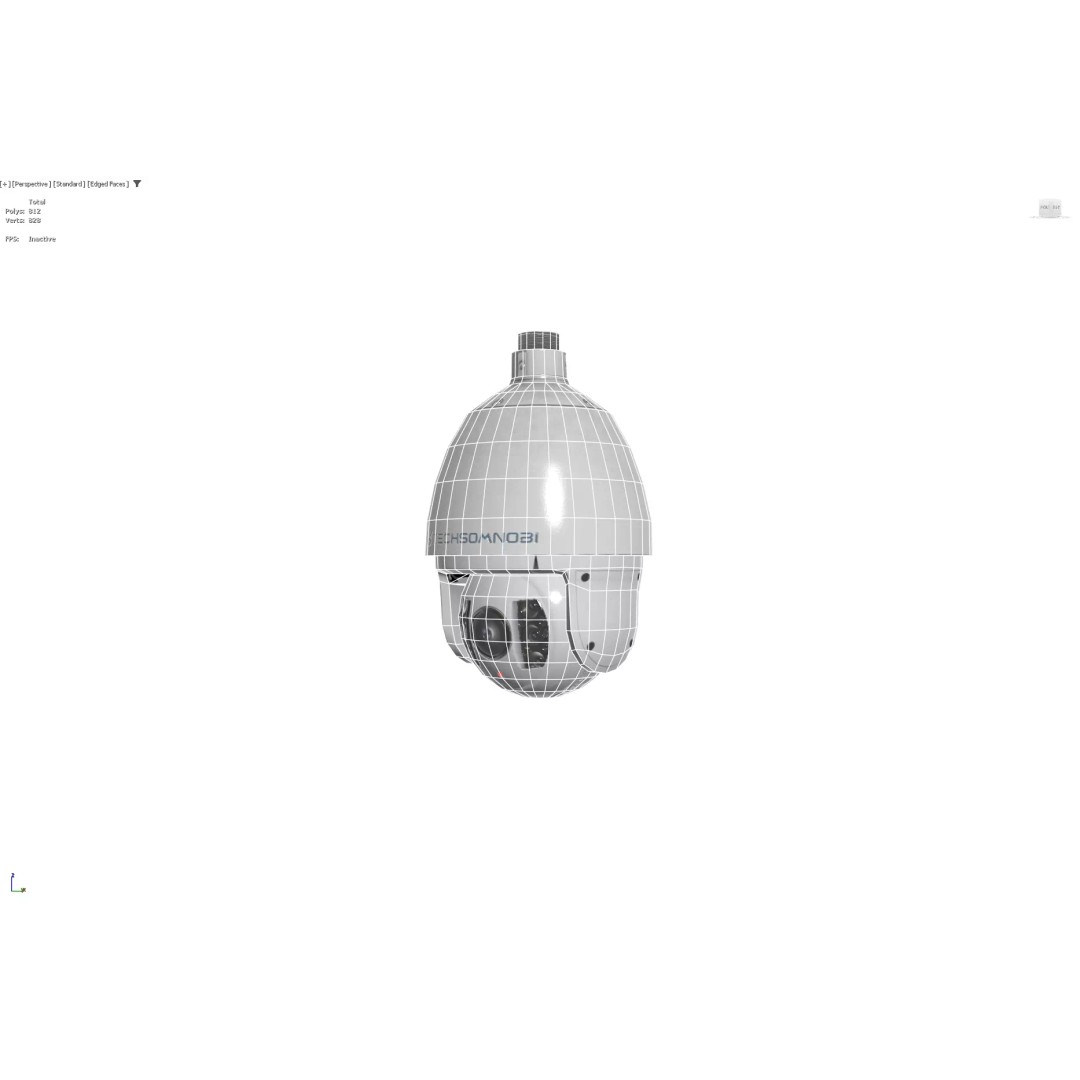Security Camera 3D Model – Low Poly PBR Game Asset, FBX - View 11