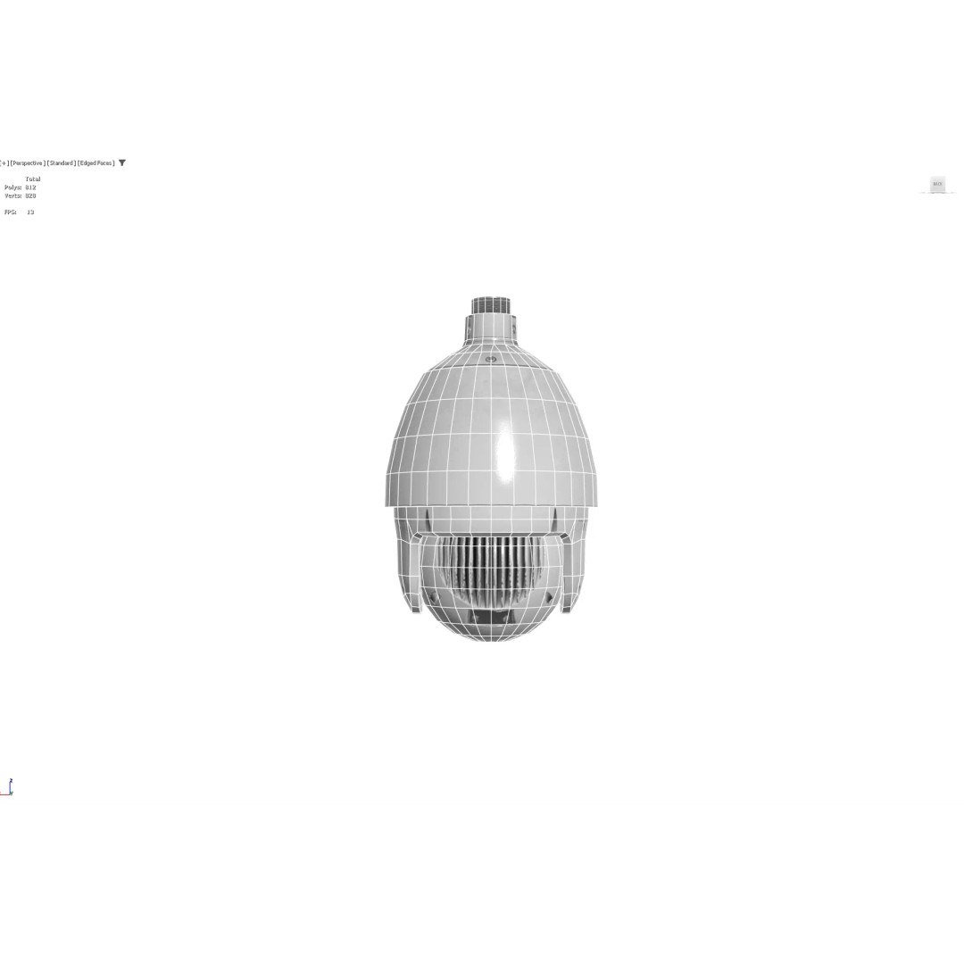 Security Camera 3D Model – Low Poly PBR Game Asset, FBX - View 13