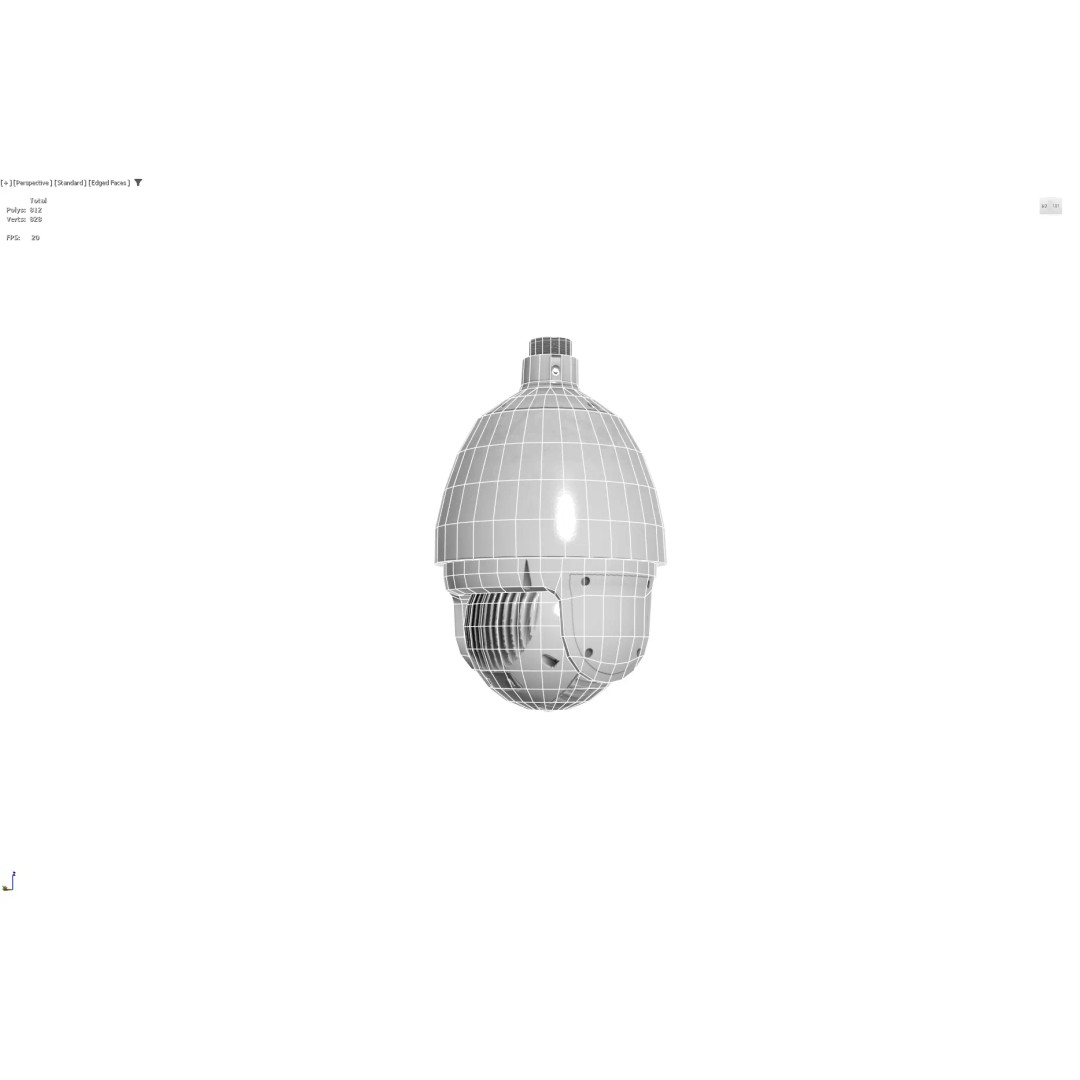 Security Camera 3D Model – Low Poly PBR Game Asset, FBX - View 14