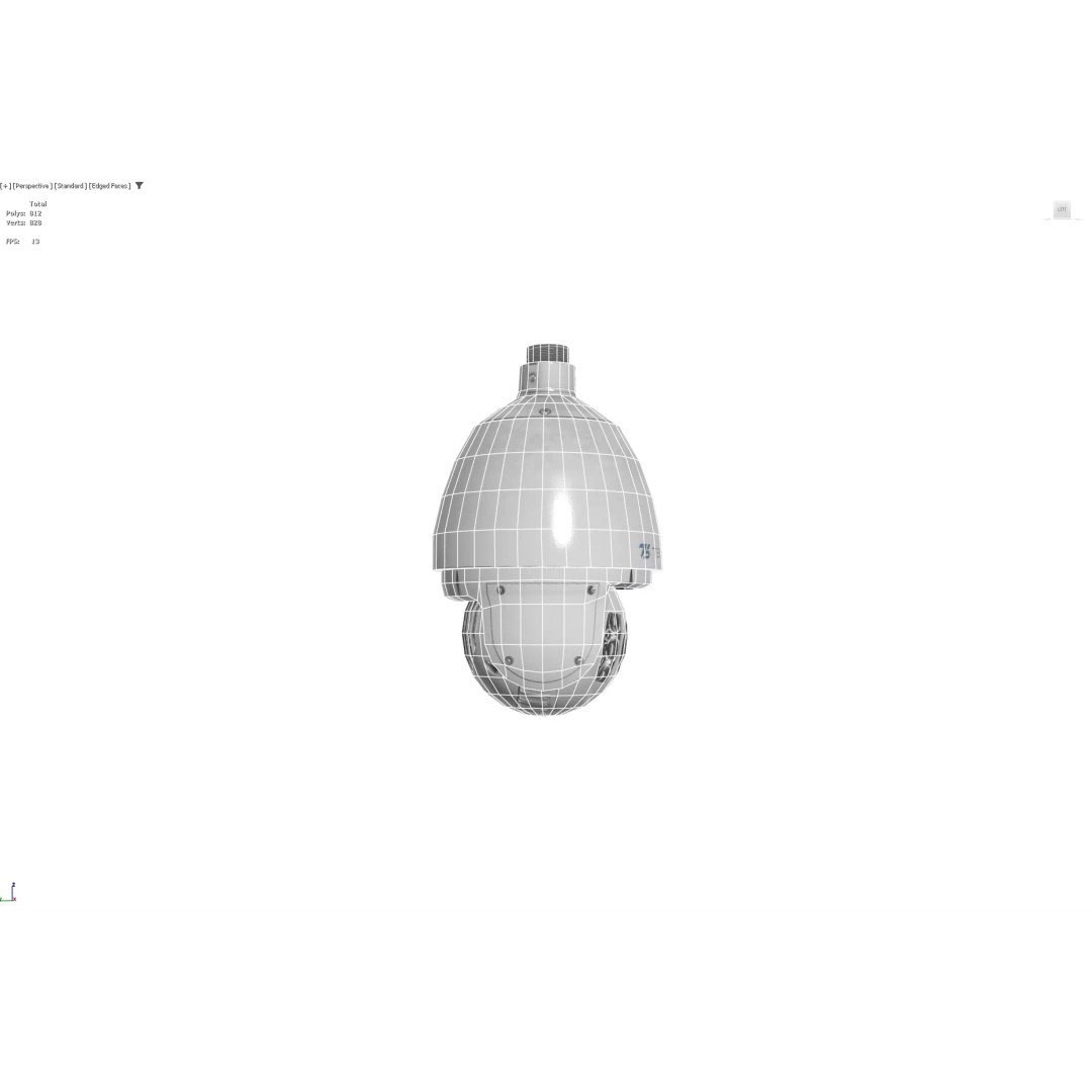 Security Camera 3D Model – Low Poly PBR Game Asset, FBX - View 15