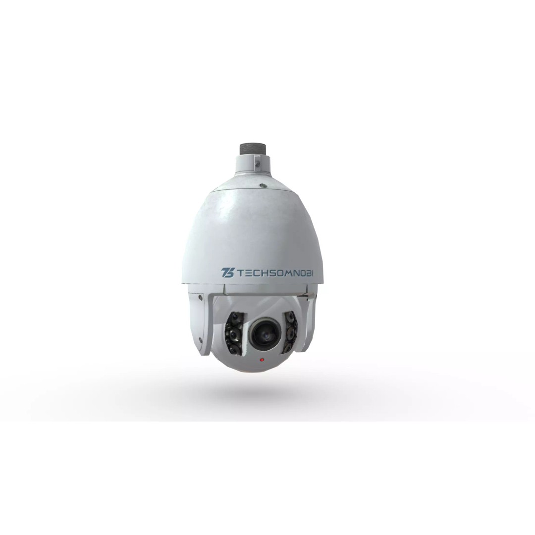 Security Camera 3D Model – Low Poly PBR Game Asset, FBX - View 2