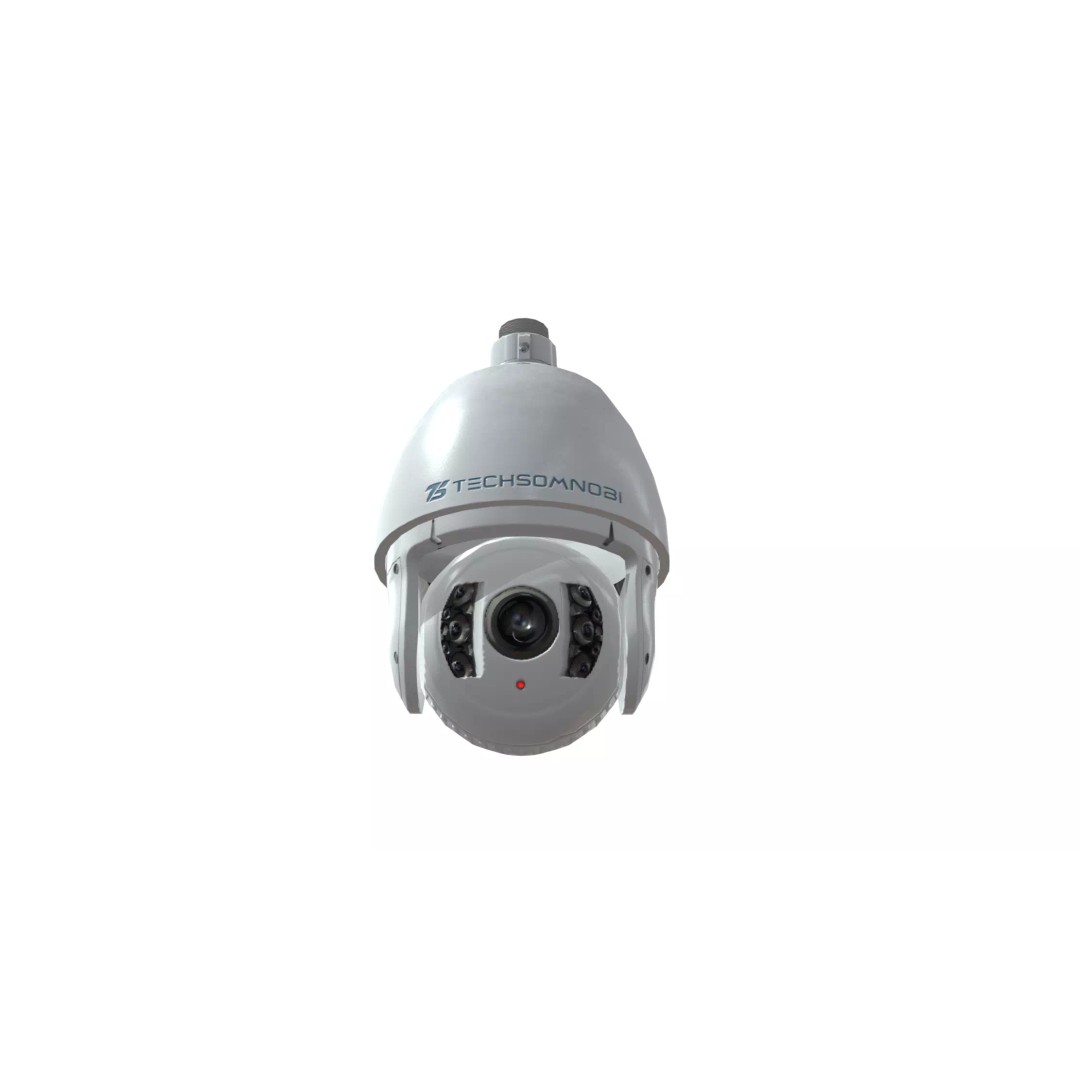 Security Camera 3D Model – Low Poly PBR Game Asset, FBX - View 4