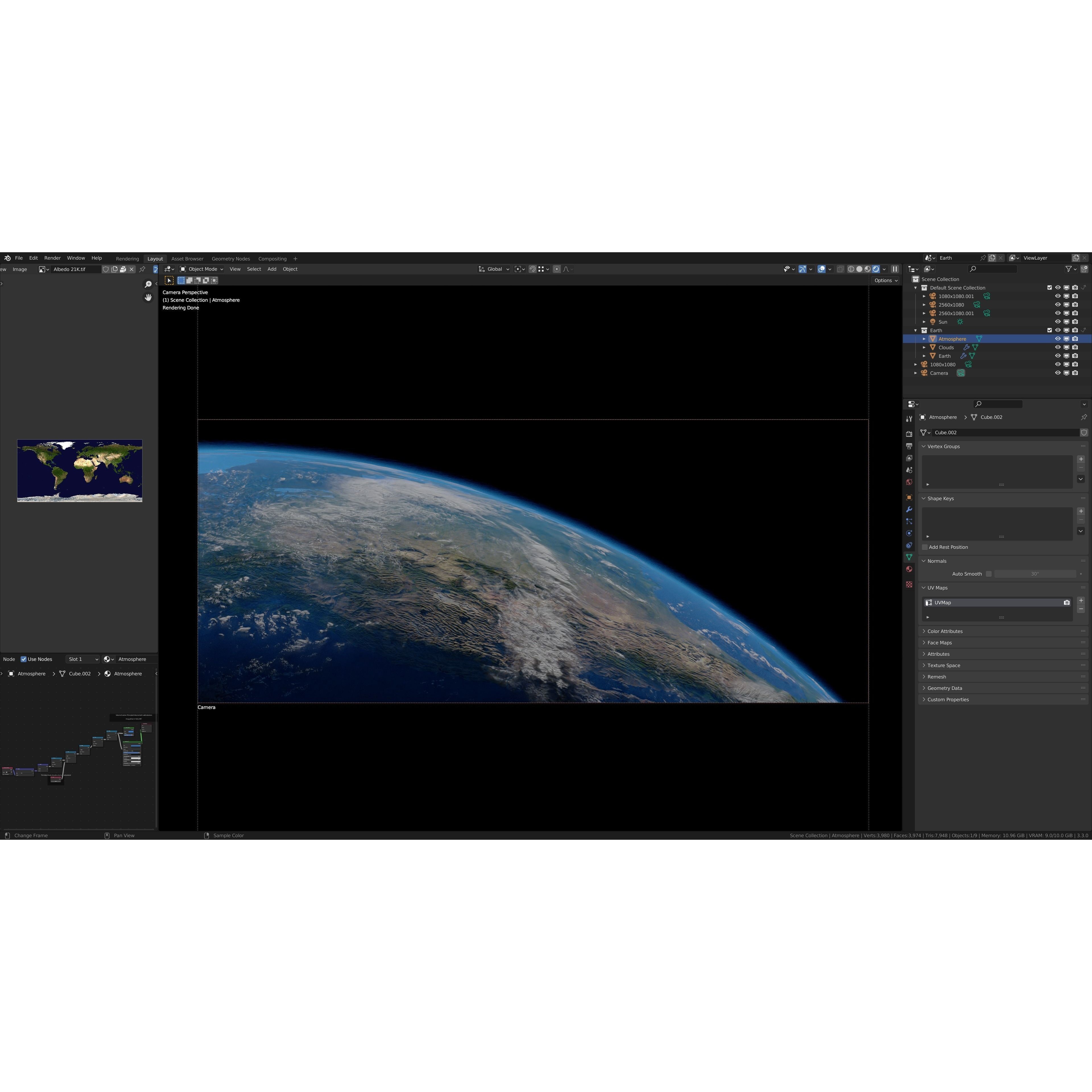 Earth 21K - Ready to Render 3D Model - View 7