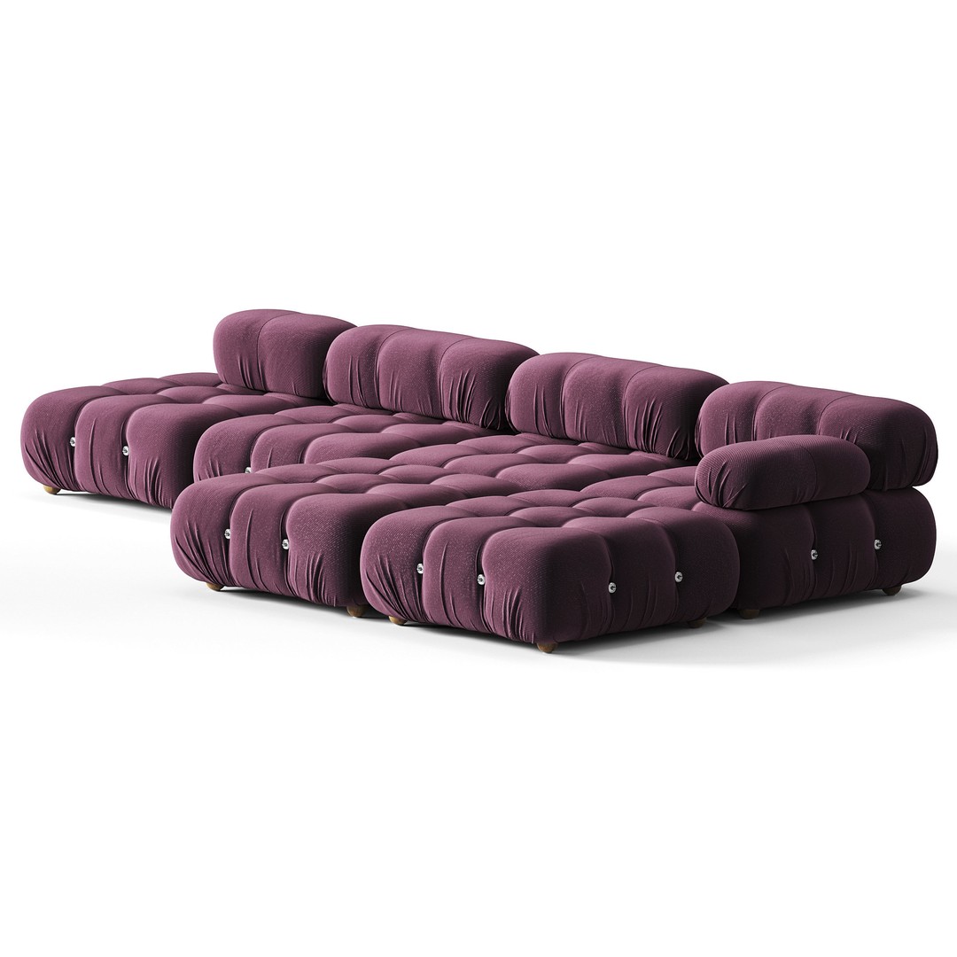 Camaleonda Sofa 3D Model – High Poly PBR Asset for Archviz - View 10