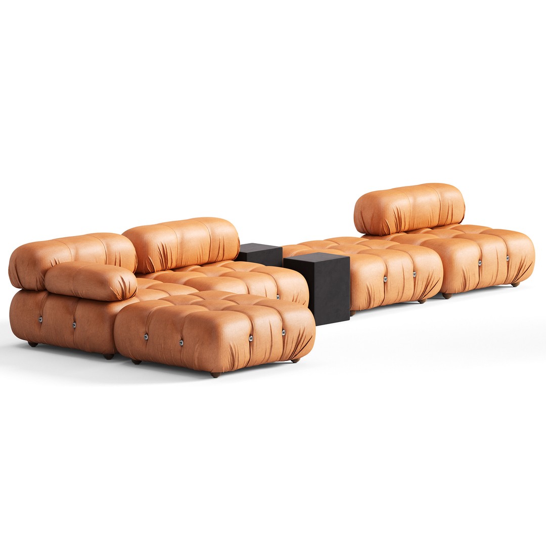 Camaleonda Sofa 3D Model – High Poly PBR Asset for Archviz - View 7