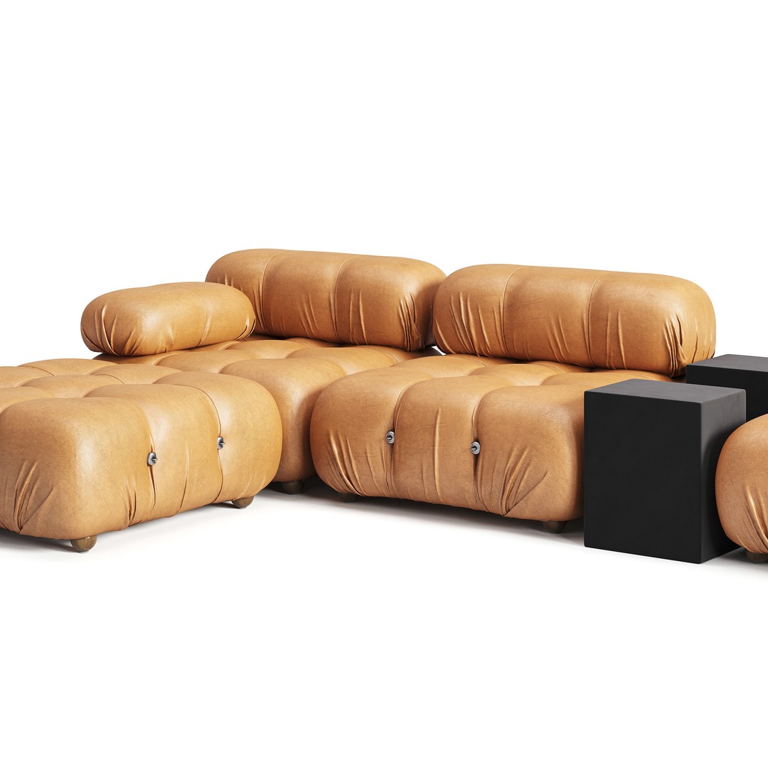 Camaleonda Sofa 3D Model – High Poly PBR Asset for Archviz - View 9