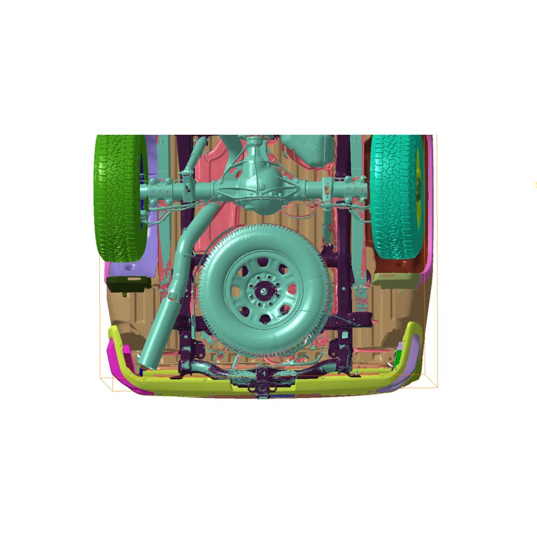 Chevrolet Silverado 2500 3D Model – High Detail Scanned Truck, STL - View 12