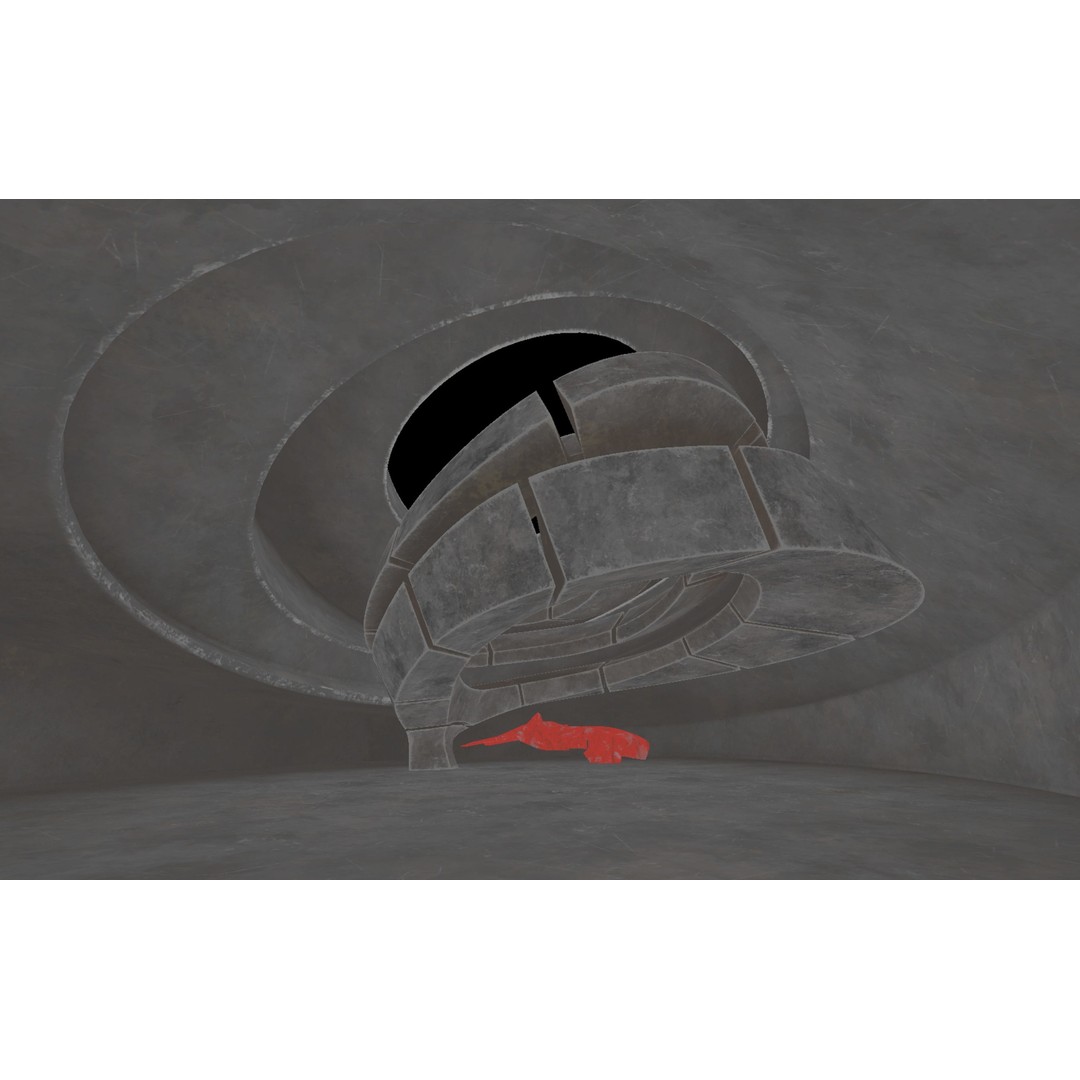 Dynamic Metal Room 3D Model – Low Poly Showroom Environment, FBX - View 10