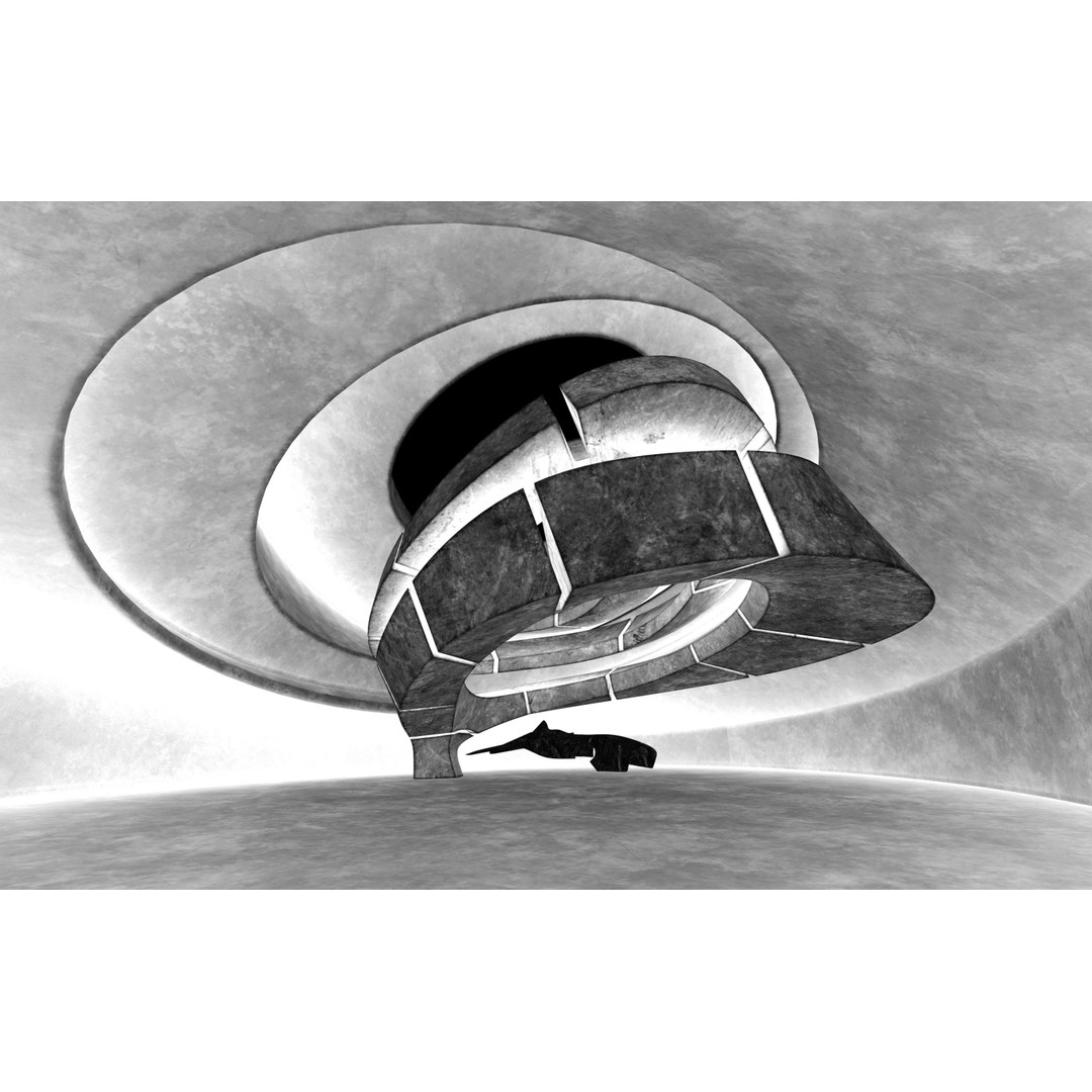 Dynamic Metal Room 3D Model – Low Poly Showroom Environment, FBX - View 12