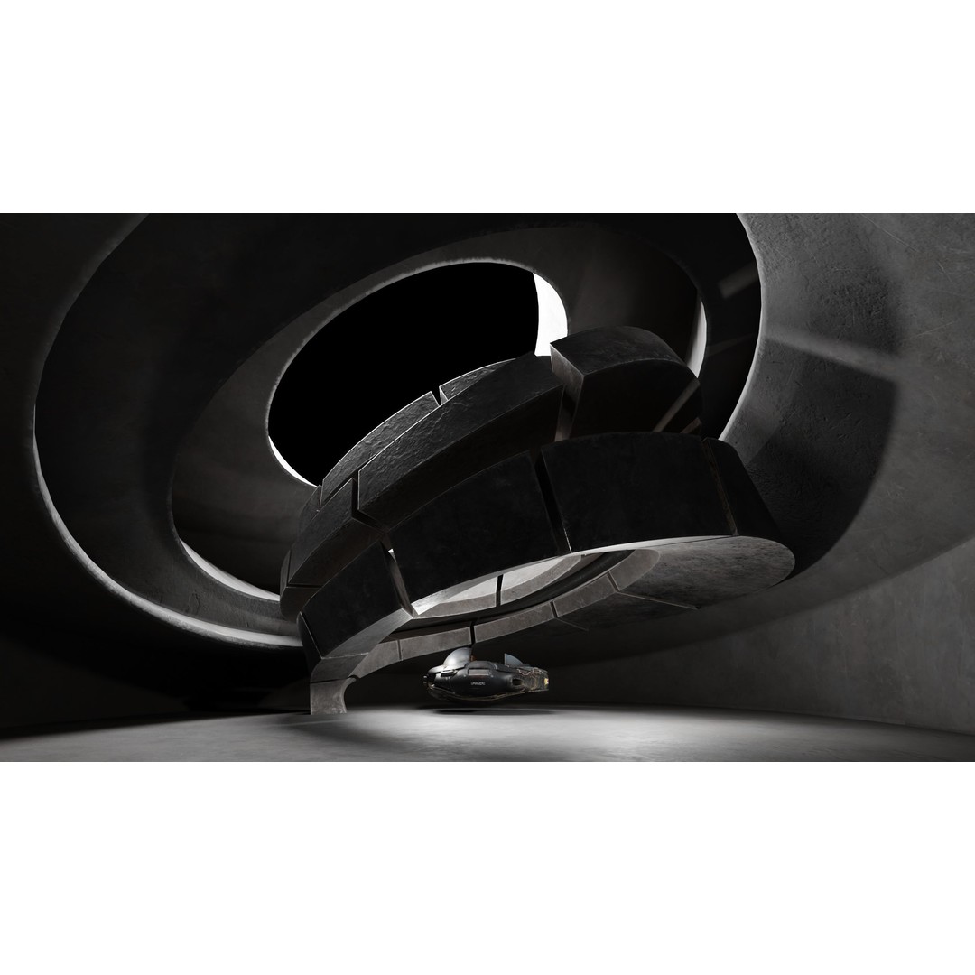 Dynamic Metal Room 3D Model – Low Poly Showroom Environment, FBX - View 19