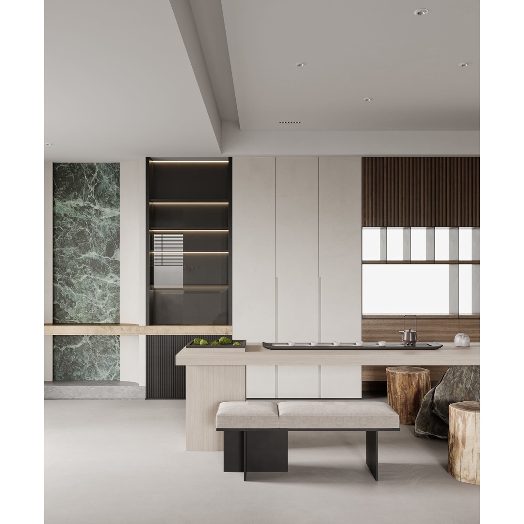Villa Interior Scenes 3D Model – Fully Textured, Corona Renderer - View 3