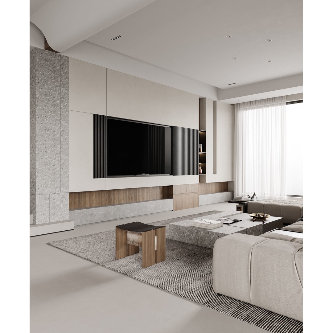 Villa Interior Scenes 3D Model – Fully Textured, Corona Renderer - View 9