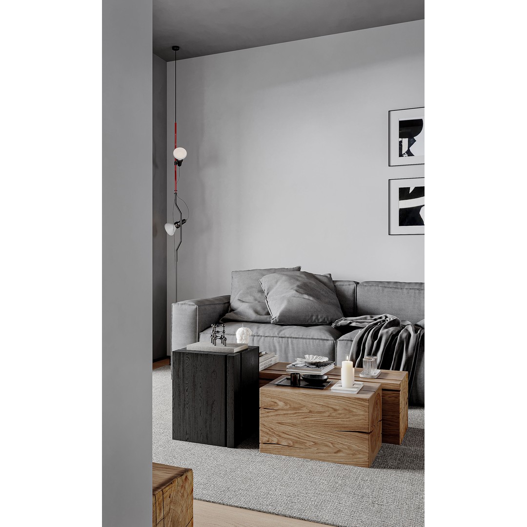 Modern Public Housing Interior 3D Model – High Quality, FBX & OBJ - View 7