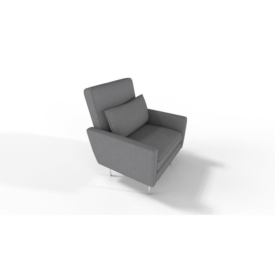 Modern Armchairs 3D Model – 21 Color Variations, PBR Textures - View 10