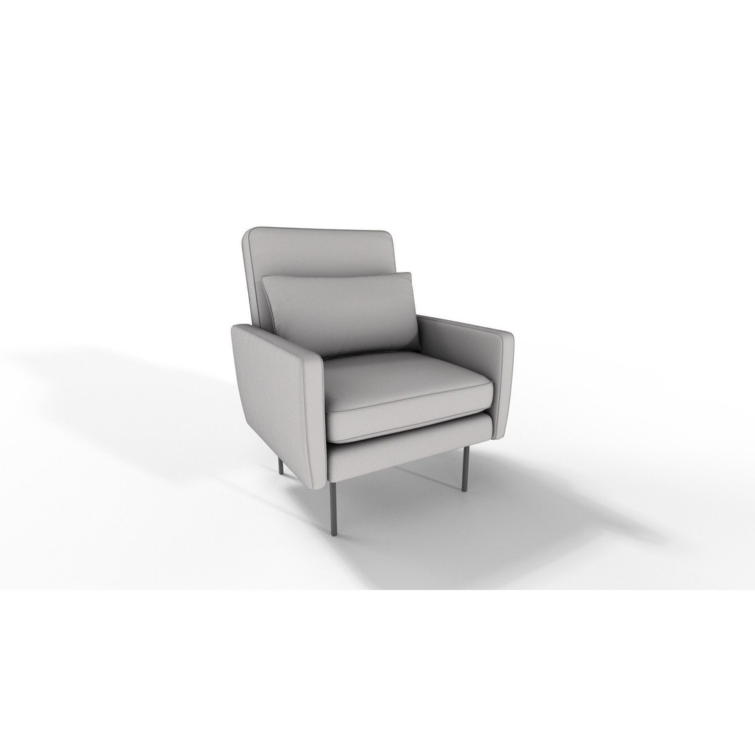 Modern Armchairs 3D Model – 21 Color Variations, PBR Textures - View 15