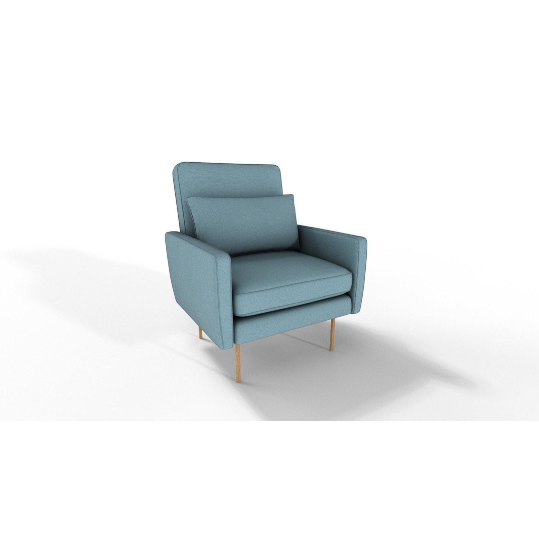 Modern Armchairs 3D Model – 21 Color Variations, PBR Textures - View 16