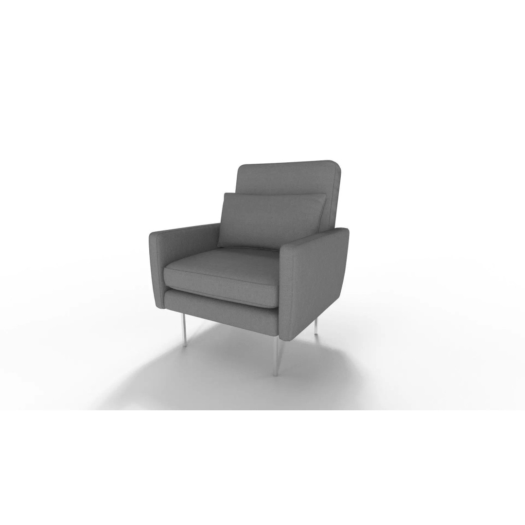 Modern Armchairs 3D Model – 21 Color Variations, PBR Textures - View 2