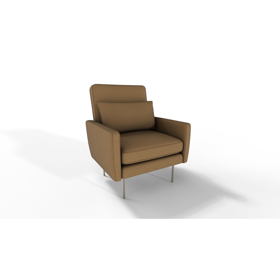 Modern Armchairs 3D Model – 21 Color Variations, PBR Textures - View 20