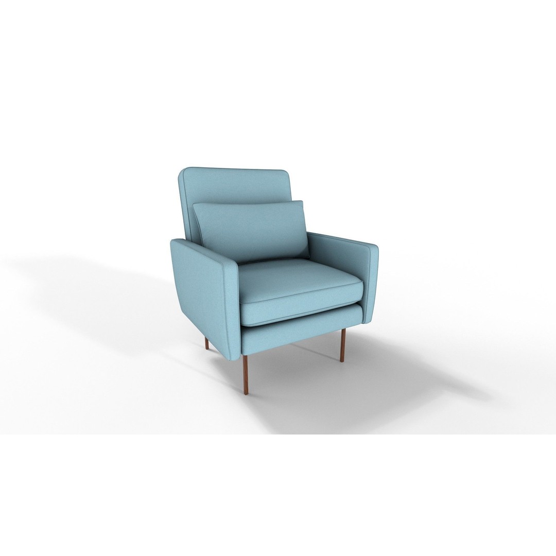 Modern Armchairs 3D Model – 21 Color Variations, PBR Textures - View 23