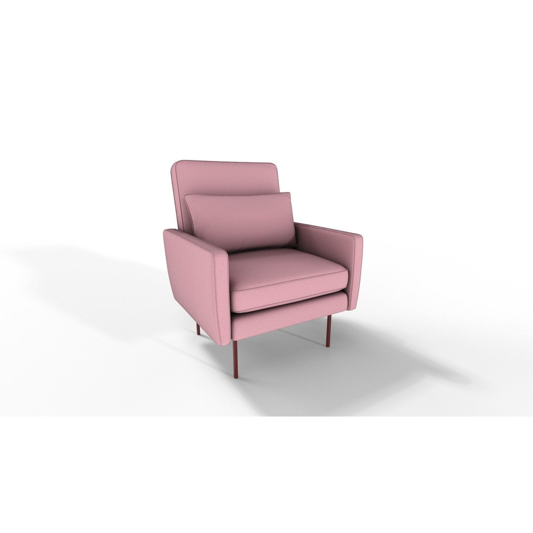 Modern Armchairs 3D Model – 21 Color Variations, PBR Textures - View 26